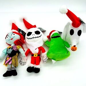 Nightmare Before Christmas four piece plush set